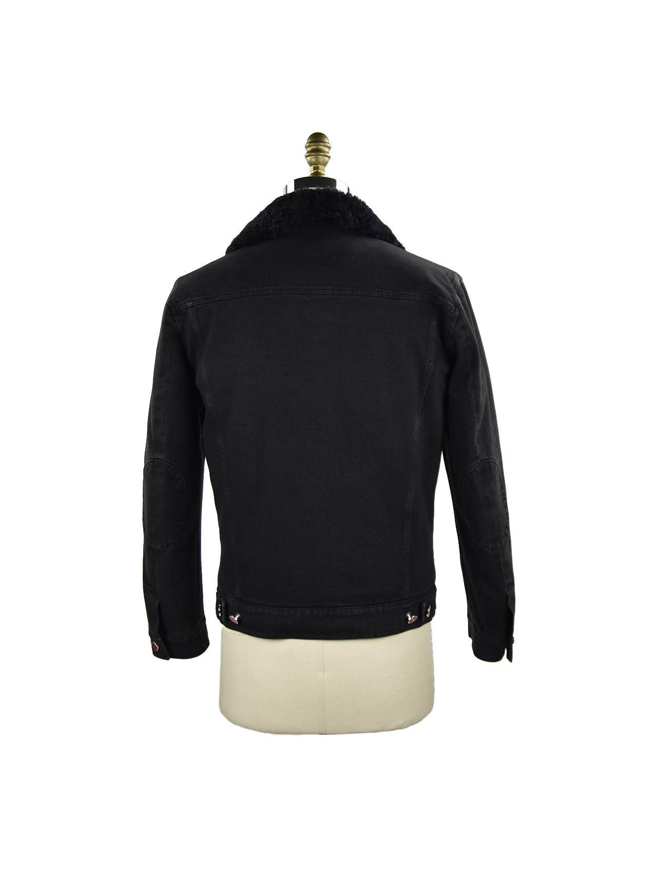 Kiton Black Cotton Ea Coat
