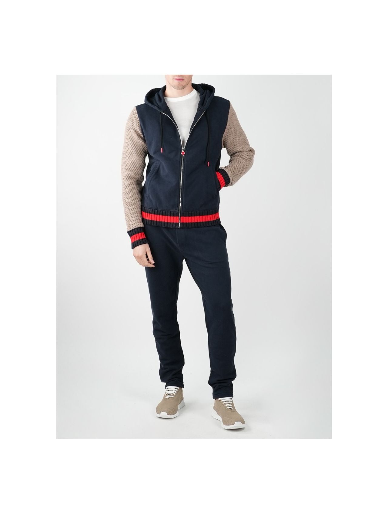 Kiton Multicolor Cotton Tracksuit