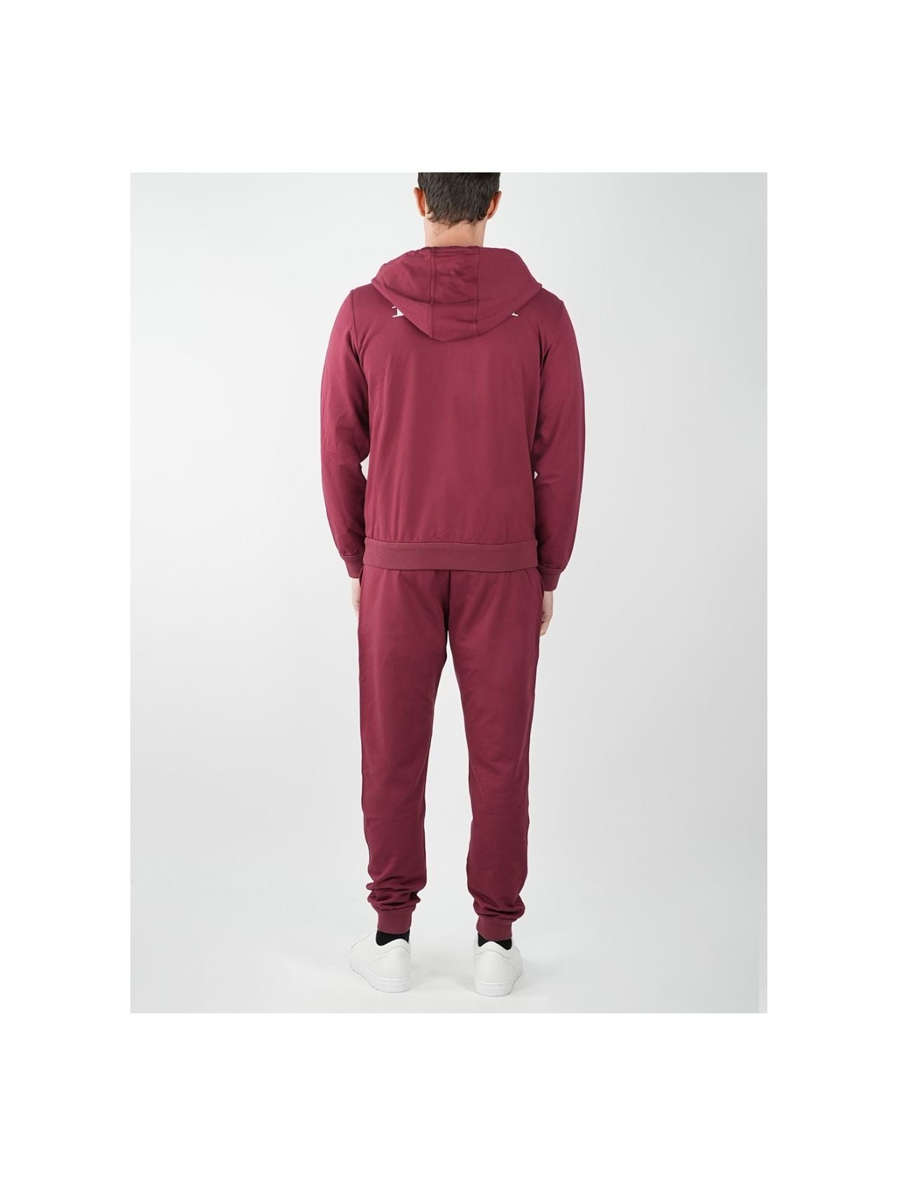 Kiton Burgundy Cotton Ea Tracksuit