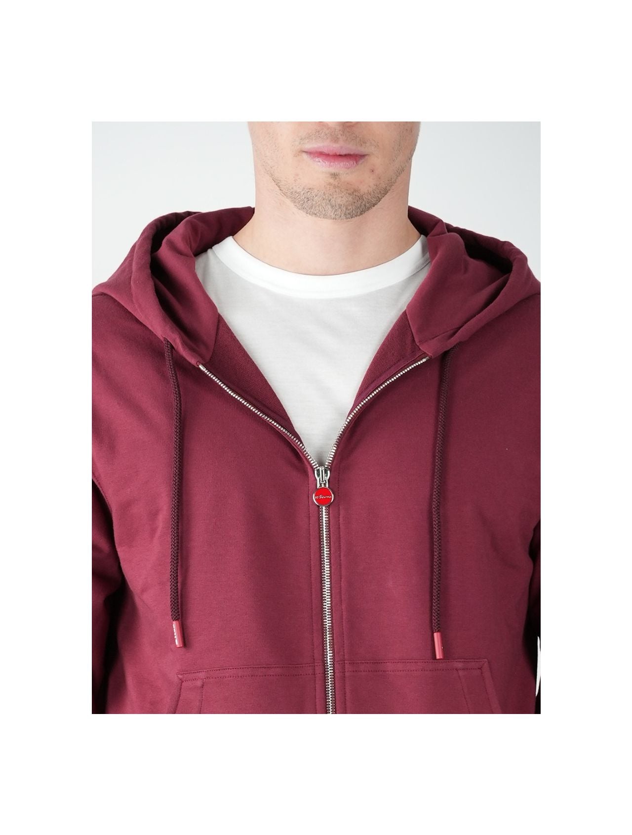 Kiton Burgundy Cotton Ea Tracksuit