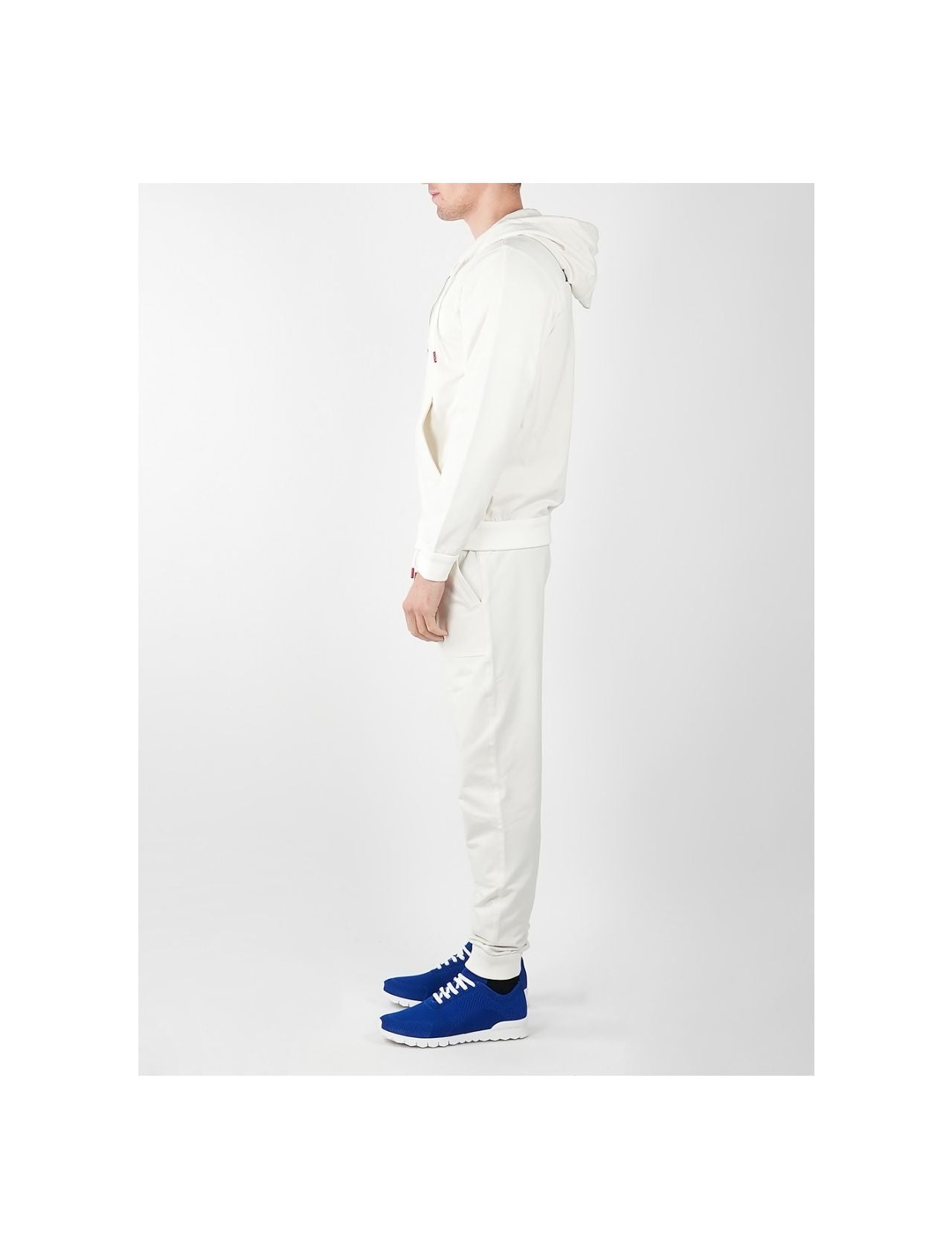Kiton White Cotton Ea Tracksuit