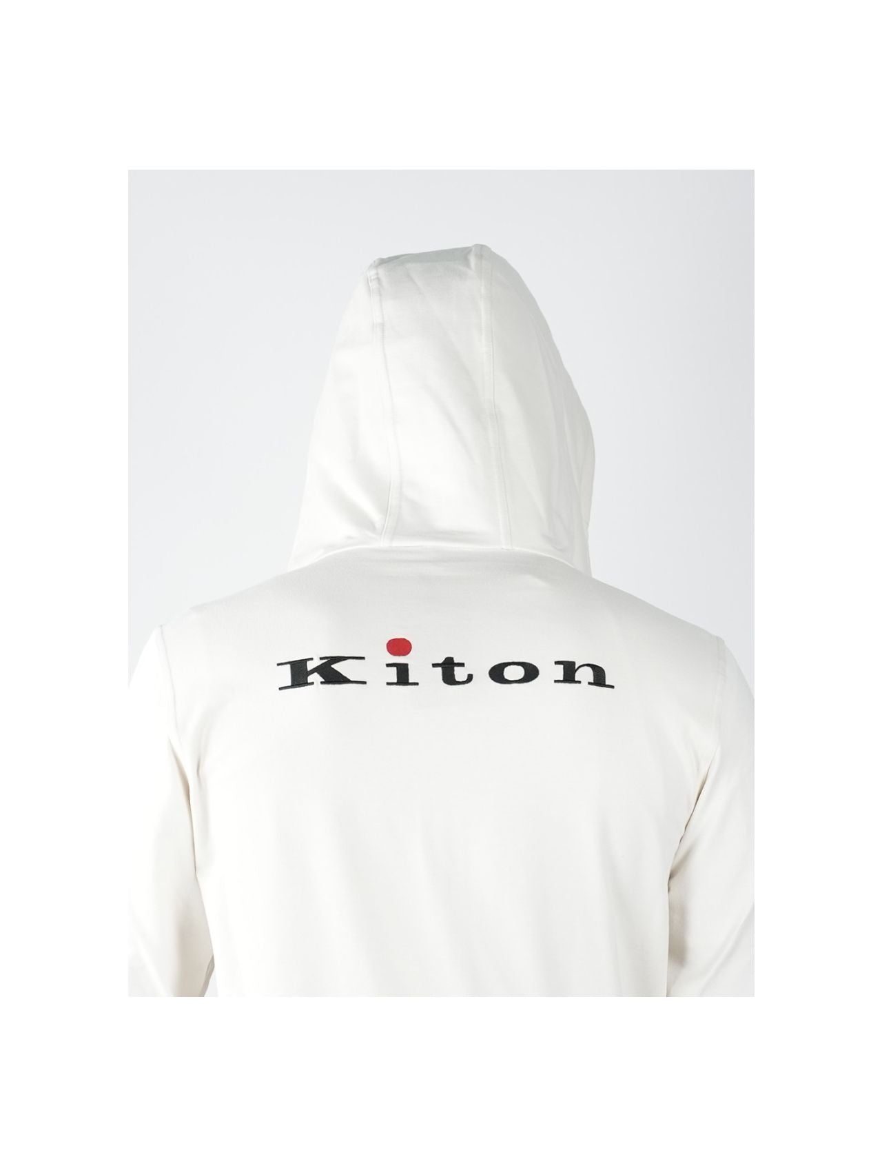 Kiton White Cotton Ea Tracksuit