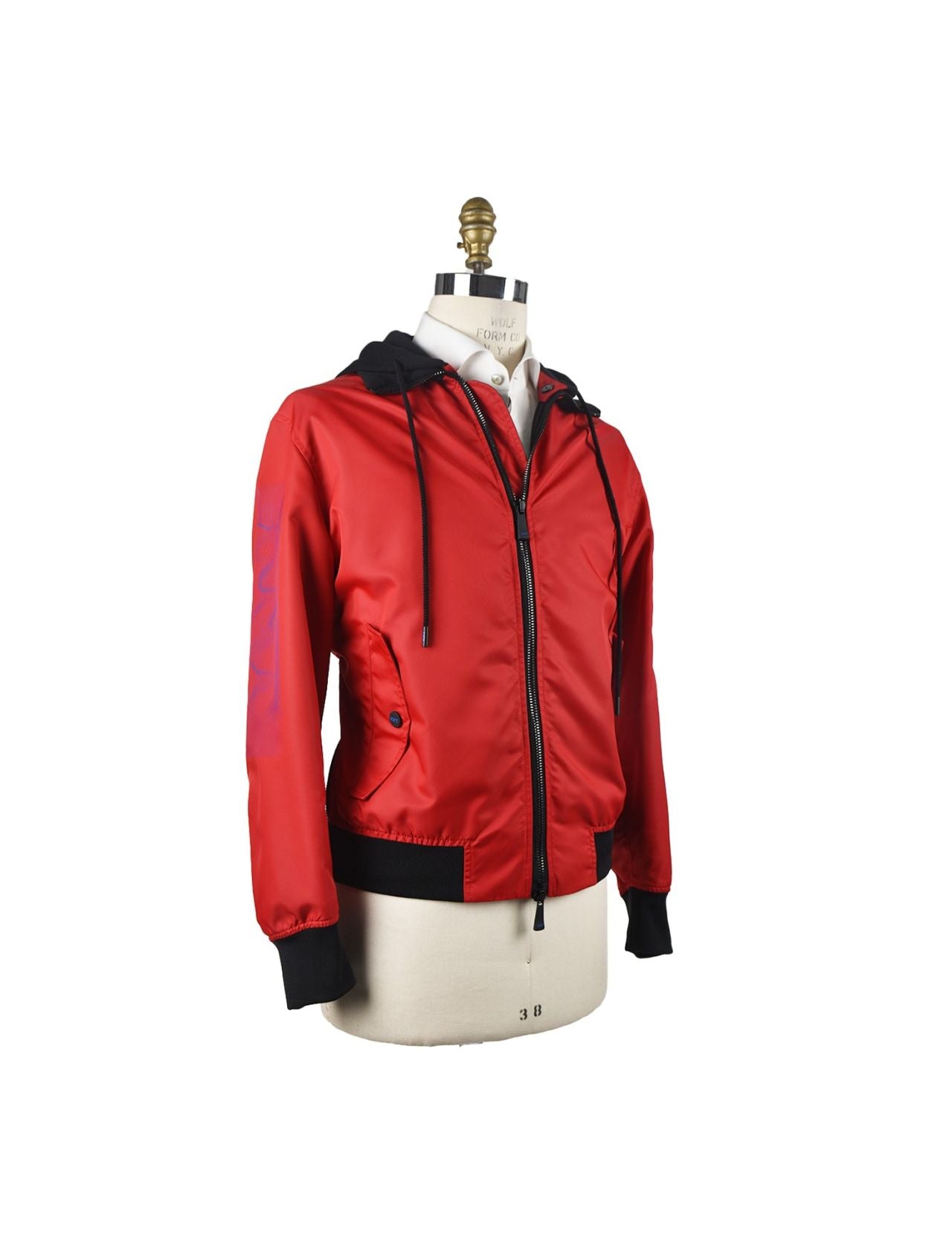KNT Kiton Red Pl Coat