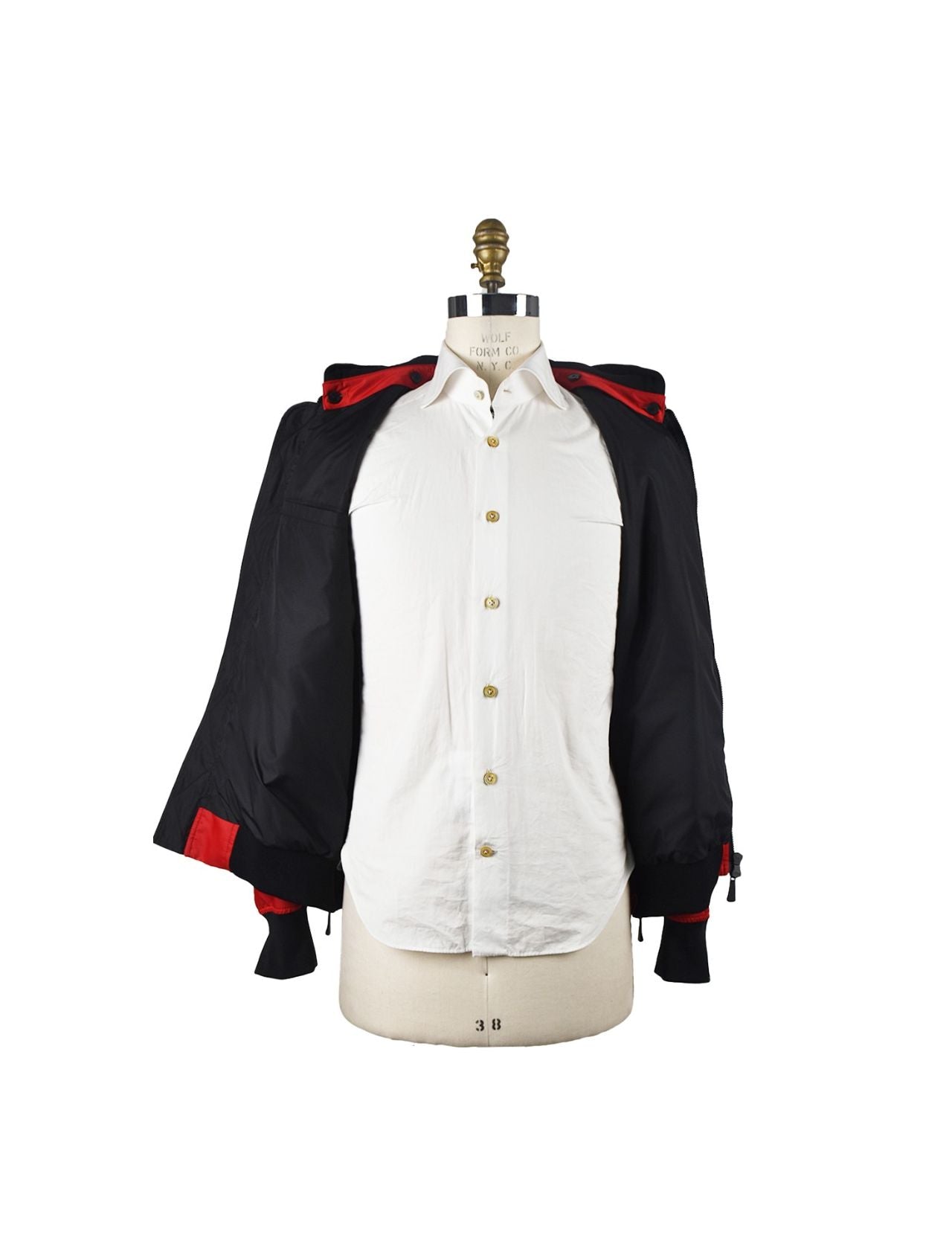 KNT Kiton Red Pl Coat