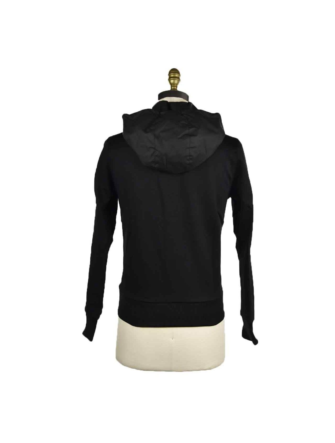 KNT Kiton Black Pl Cotton Pa Ea Coat