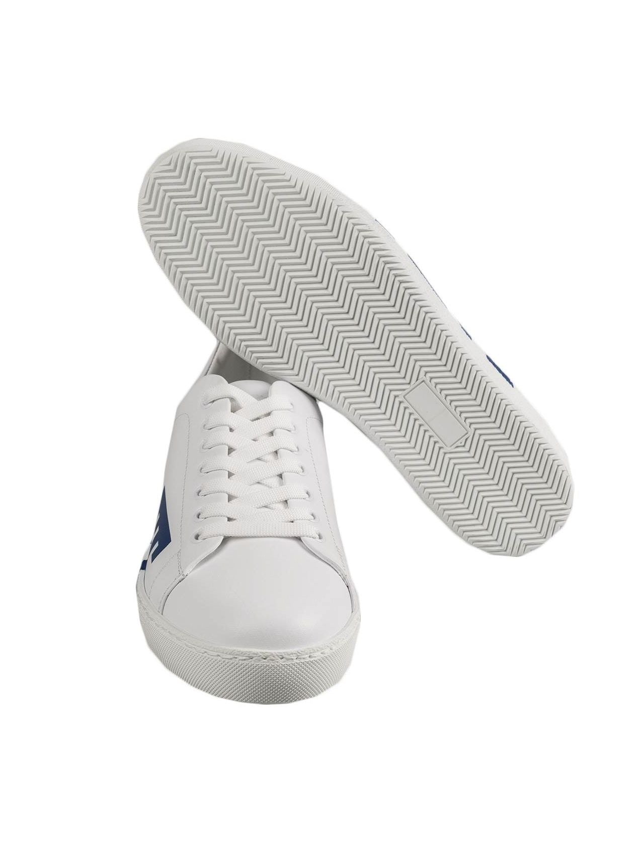 KNT Kiton White Leather Calfskin Shoes