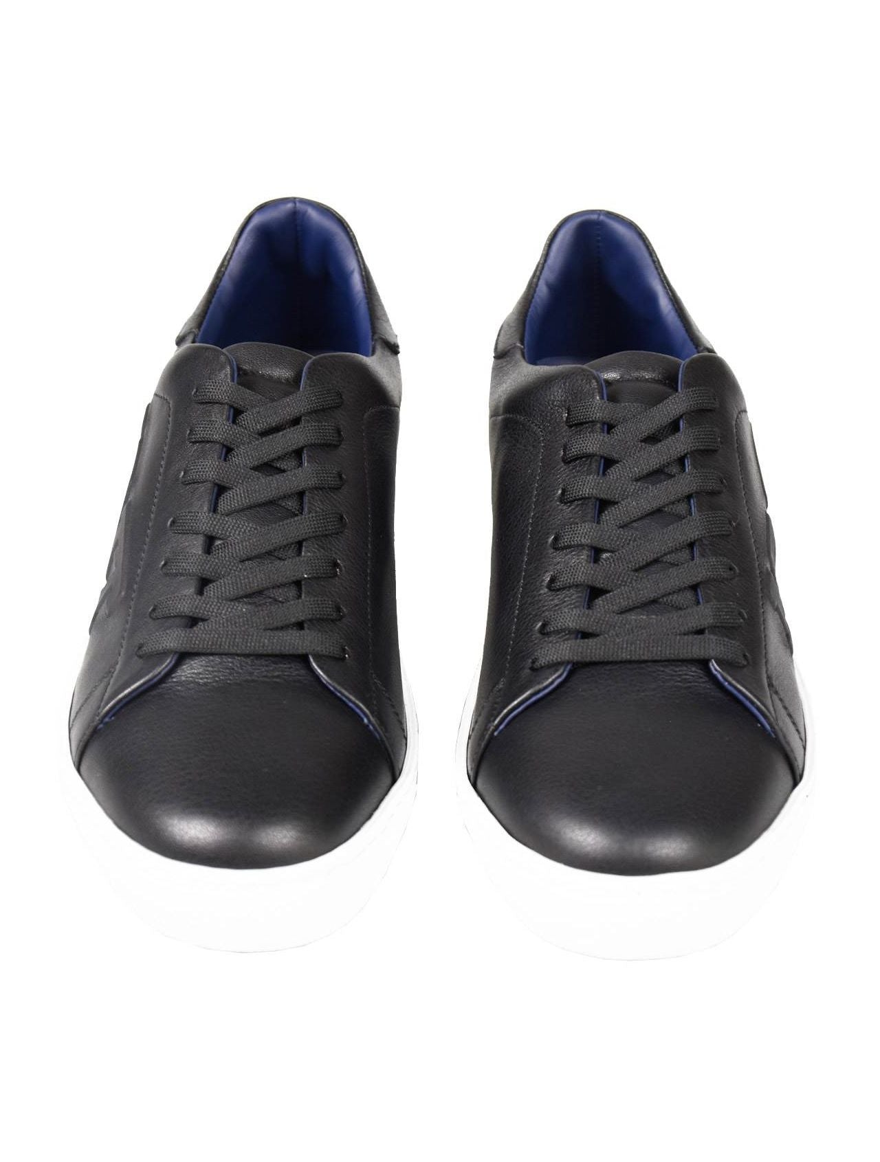 KNT Kiton Black Leather Calfskin Shoes