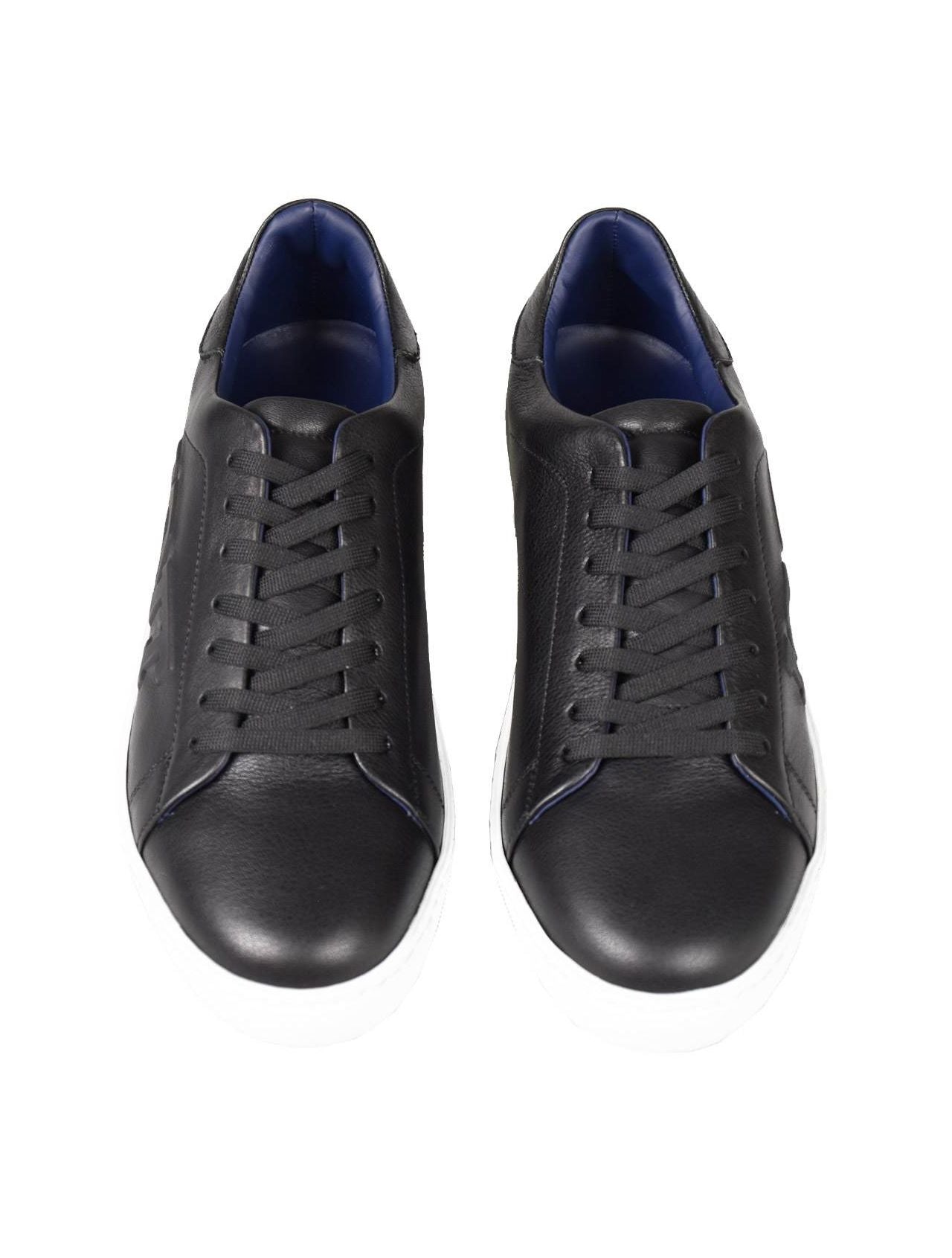 KNT Kiton Black Leather Calfskin Shoes
