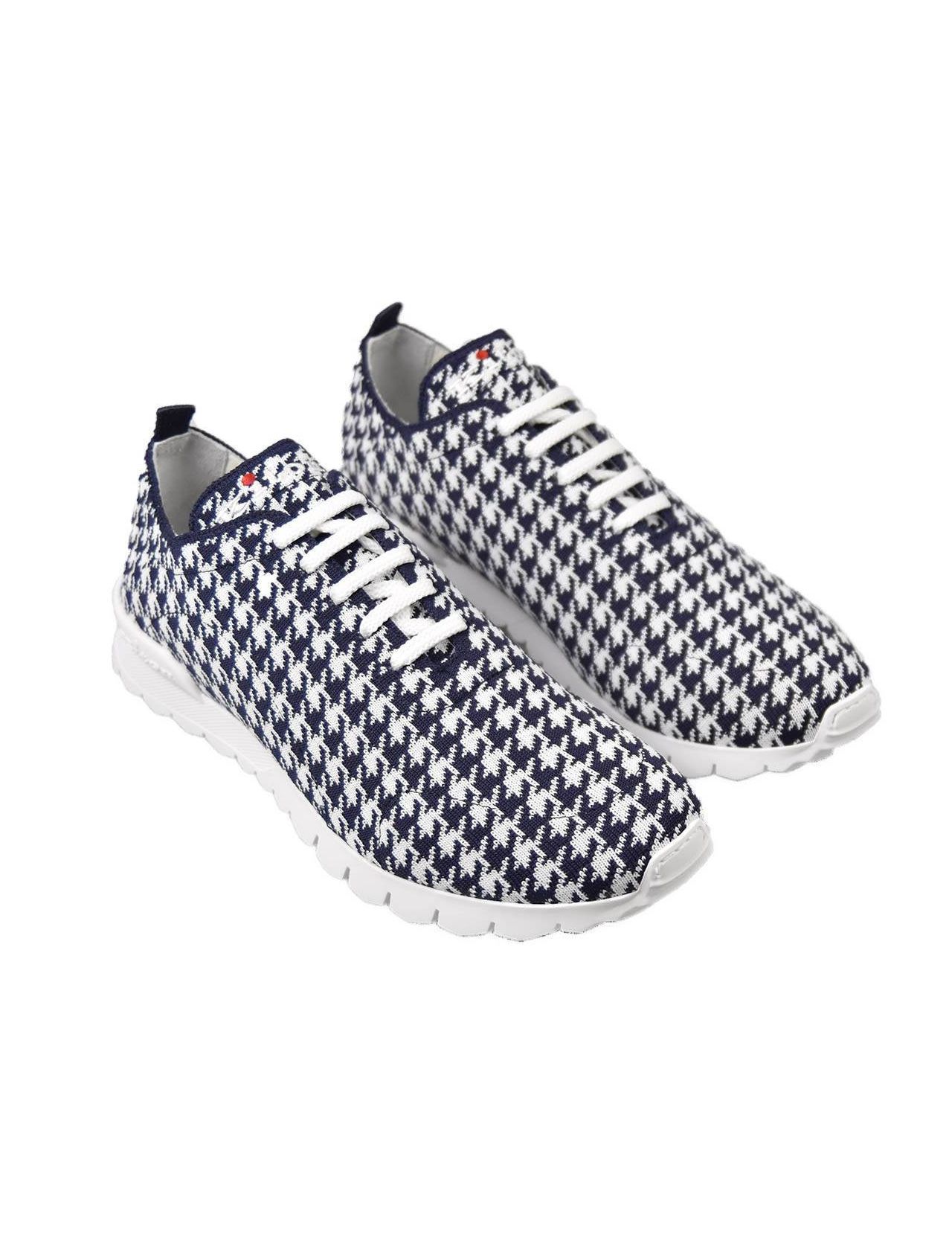 Kiton Blue White Pl Pa Shoes FITS