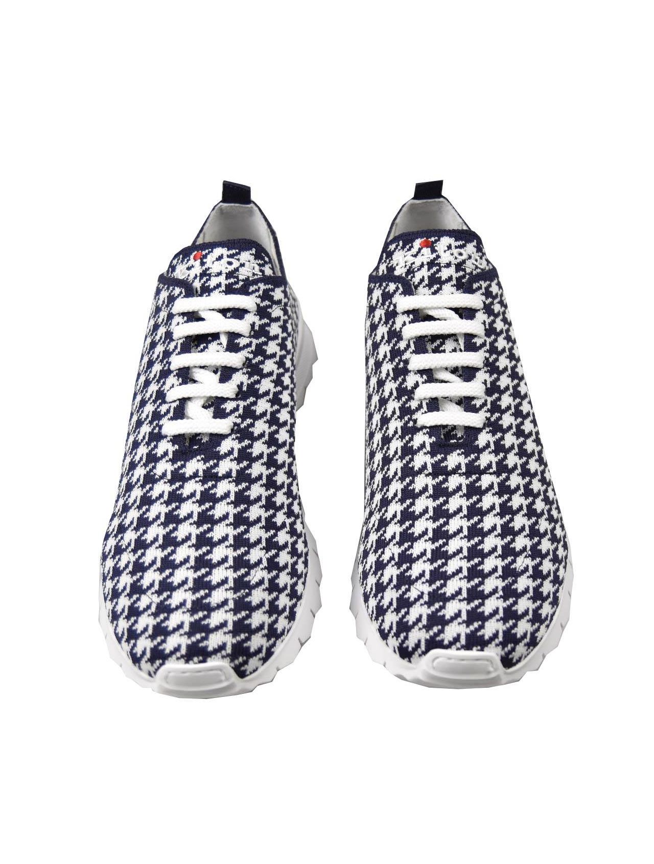 Kiton Blue White Pl Pa Shoes FITS