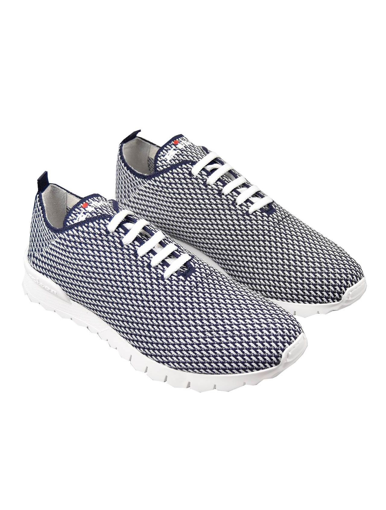 Kiton Blue White Pl Pa Shoes FITS