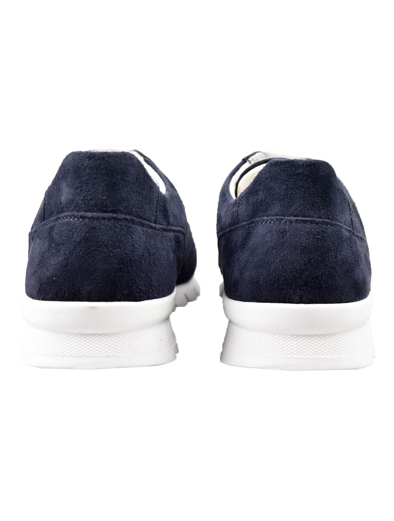 Kiton Blue Leather Goatskin Shoes VLAW