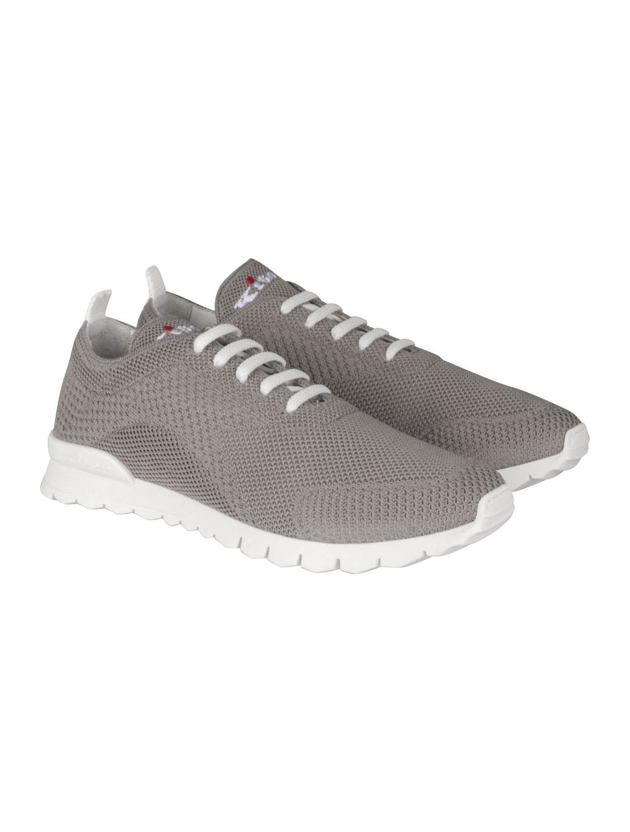 Kiton Dark Gray Cotton Ea Sneakers FITS