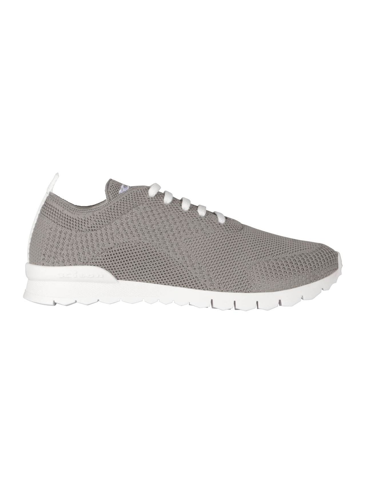 Kiton Dark Gray Cotton Ea Sneakers FITS