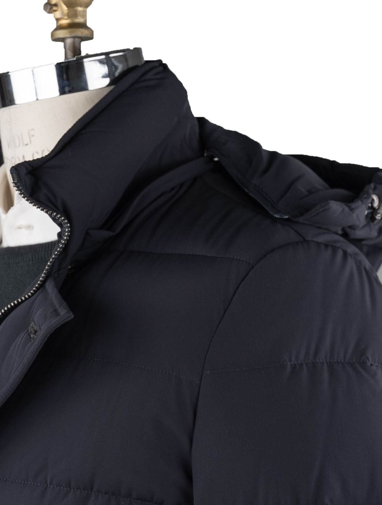 MooRER Dark Blue Pa Pl Coat