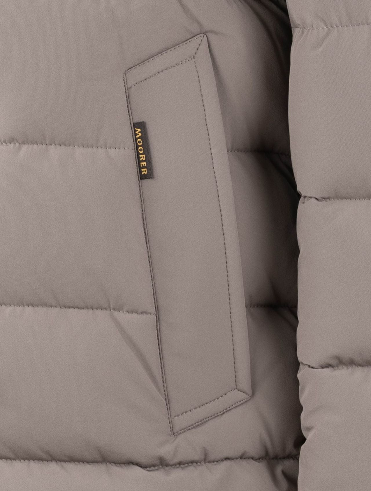 MooRER Taupe Pa Pl Coat