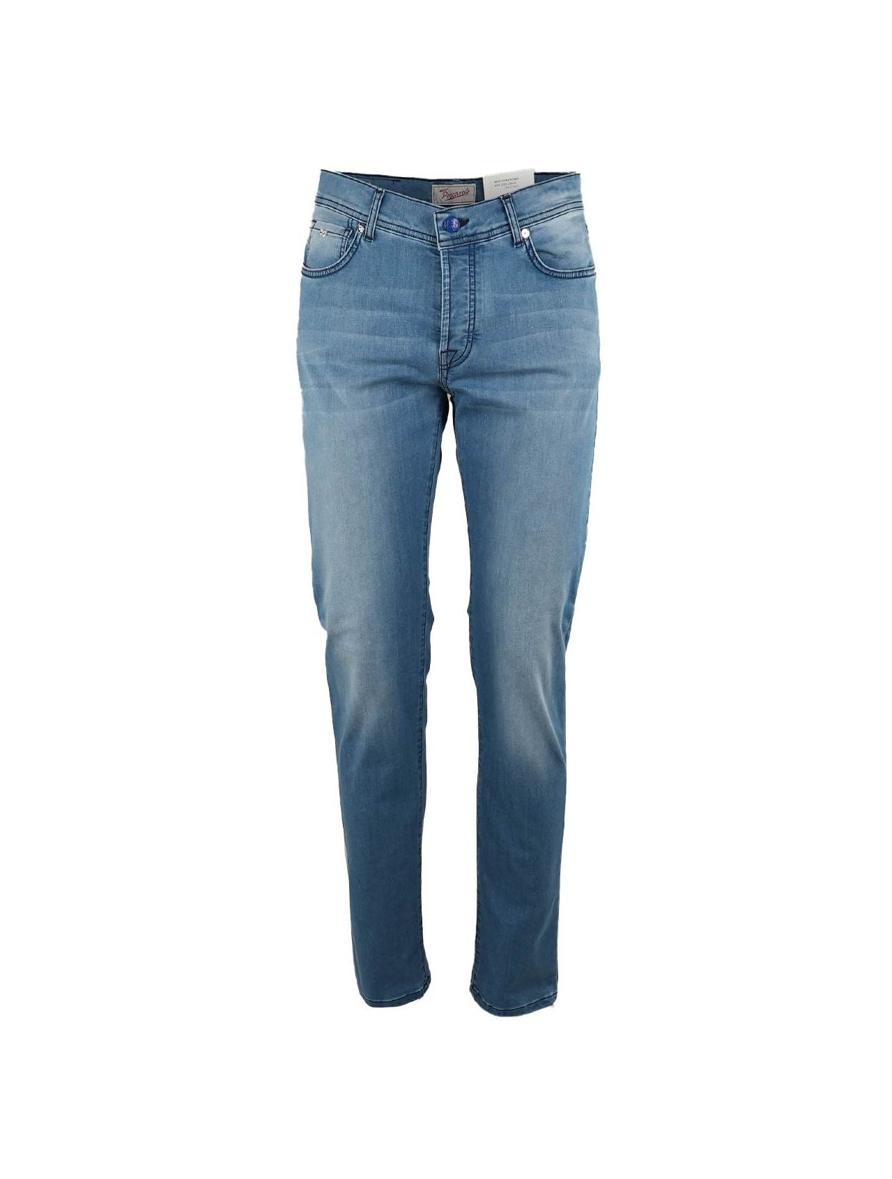 Marco Pescarolo Light Blue Cotton Ea Jeans