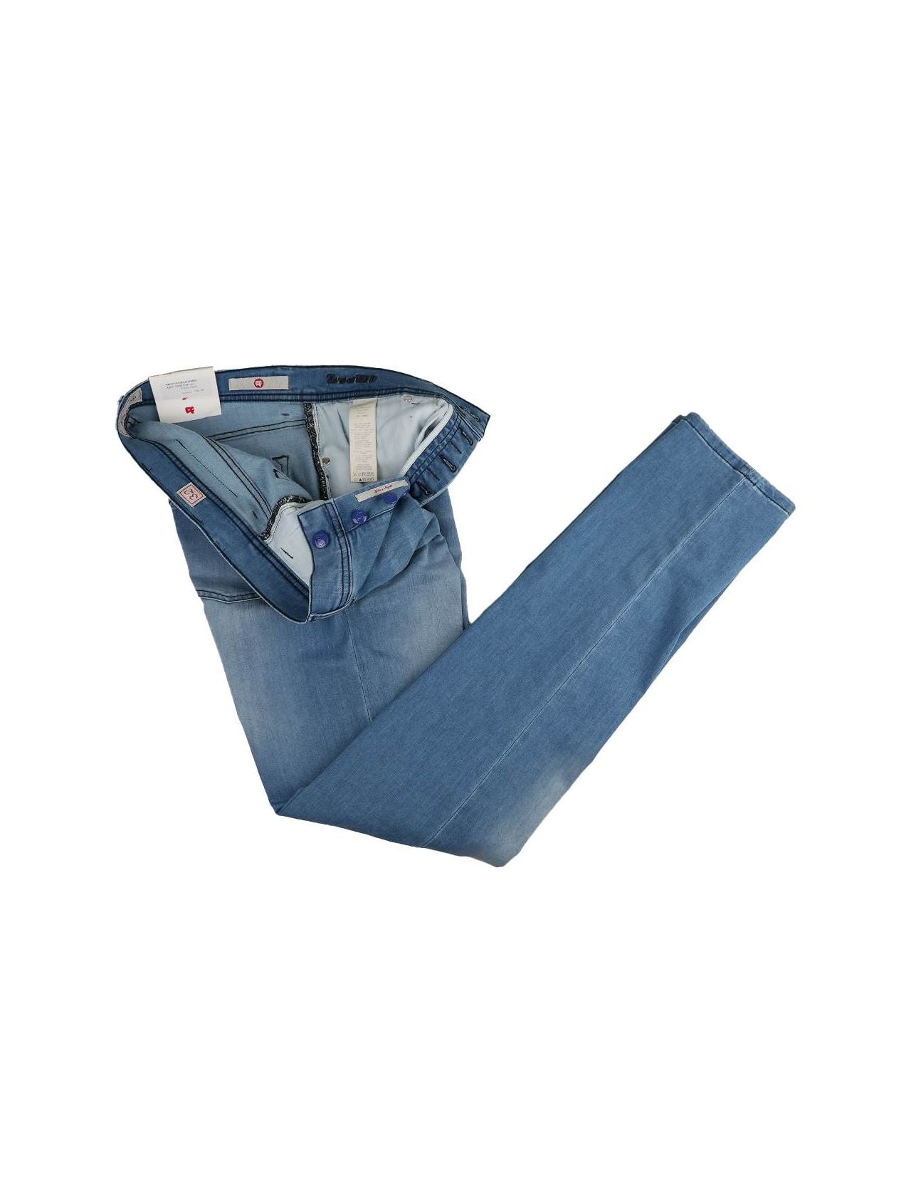 Marco Pescarolo Light Blue Cotton Ea Jeans