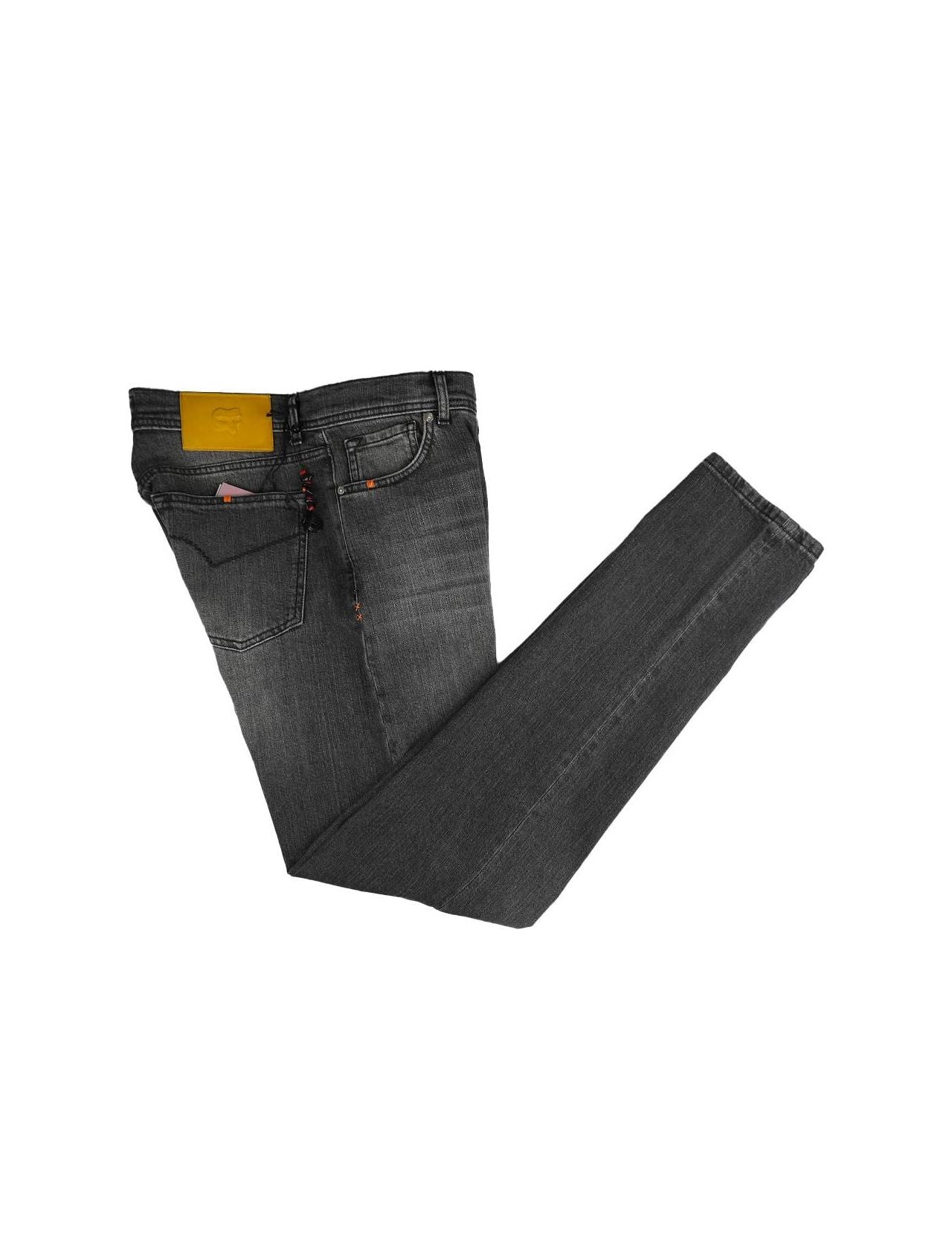 Marco Pescarolo Gray Cotton Ea Jeans