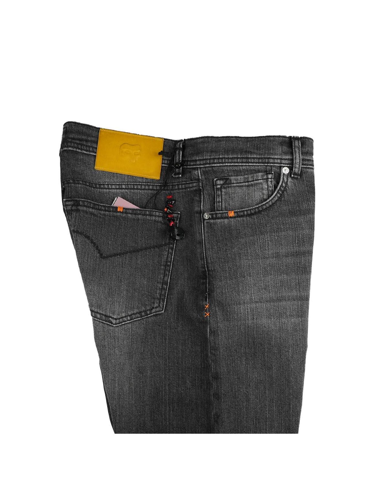 Marco Pescarolo Gray Cotton Ea Jeans
