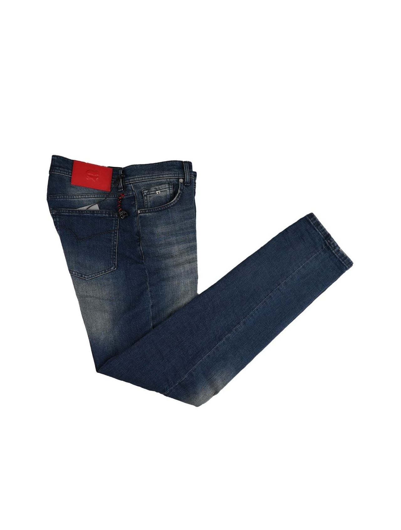 Marco Pescarolo Blue Cotton Ea Jeans