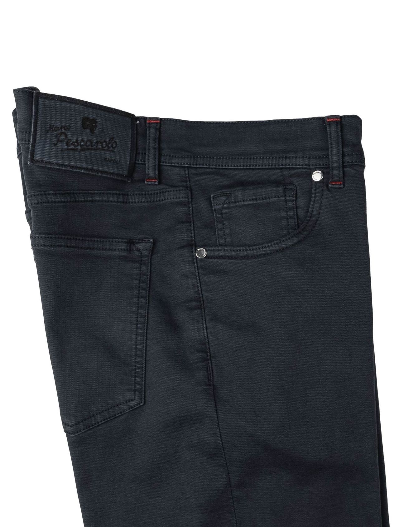 Marco Pescarolo Dark Blue Cotton Ea Jeans