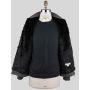 Marco Pescarolo Gray Pl Camel Lapin Fur Coat