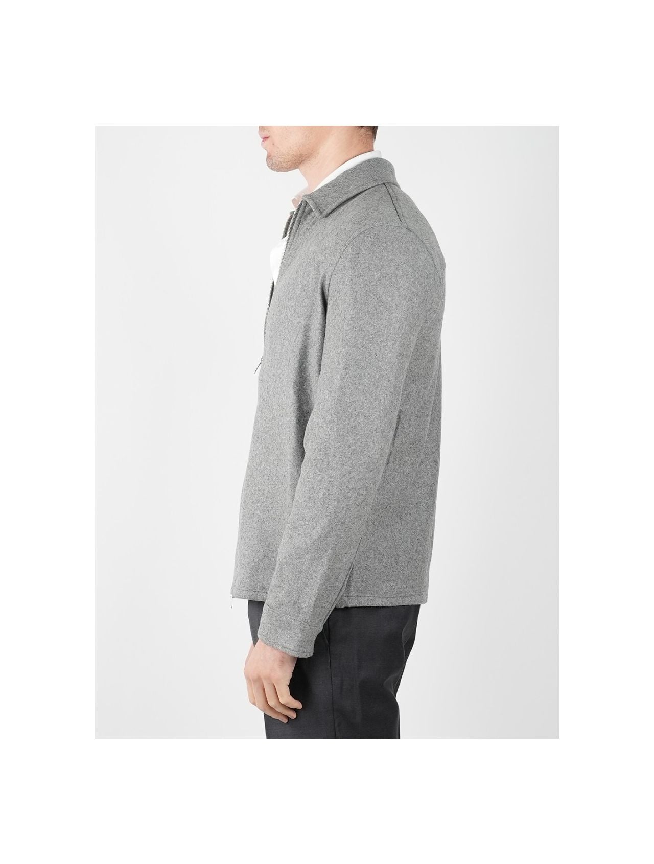 Marco Pescarolo Gray Cashmere Ea Coat