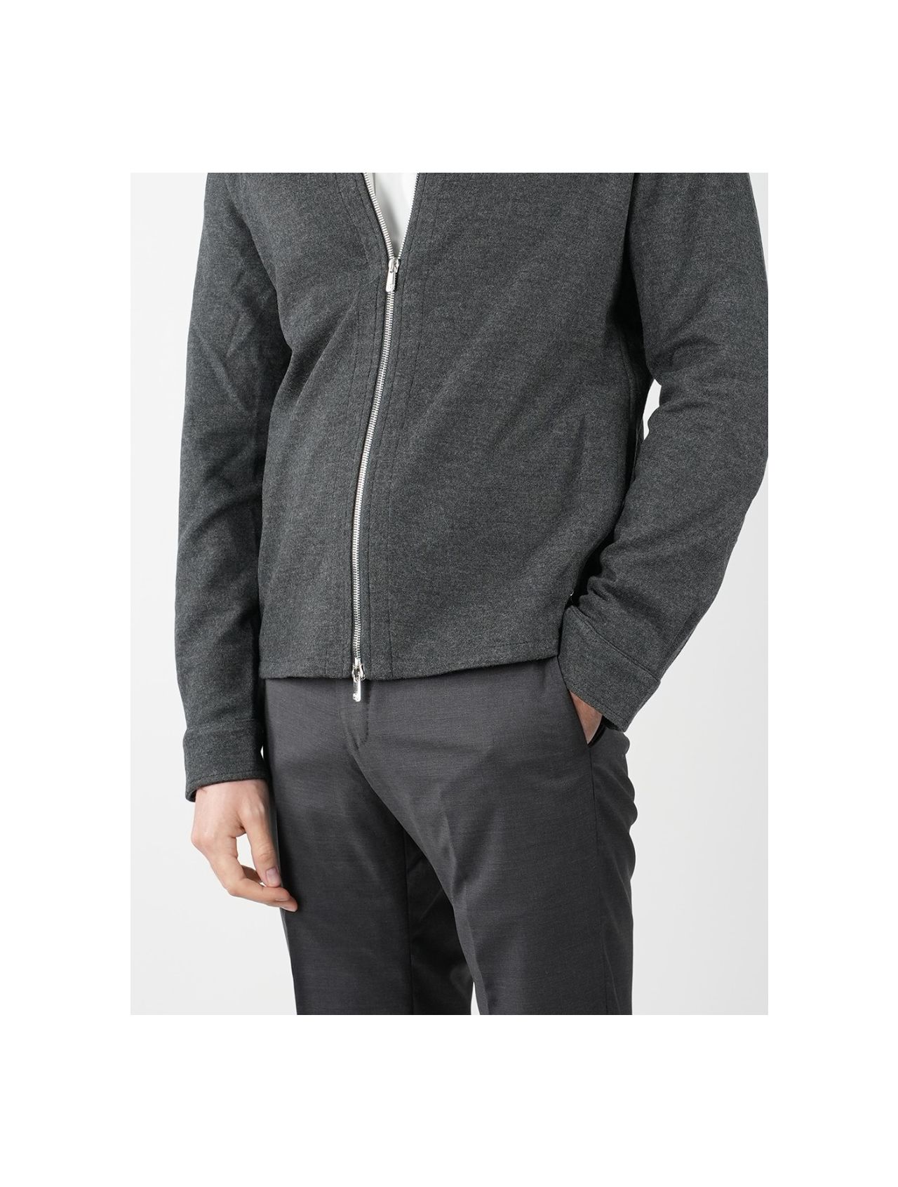 Marco Pescarolo Gray Virgin Wool Cashmere Coat