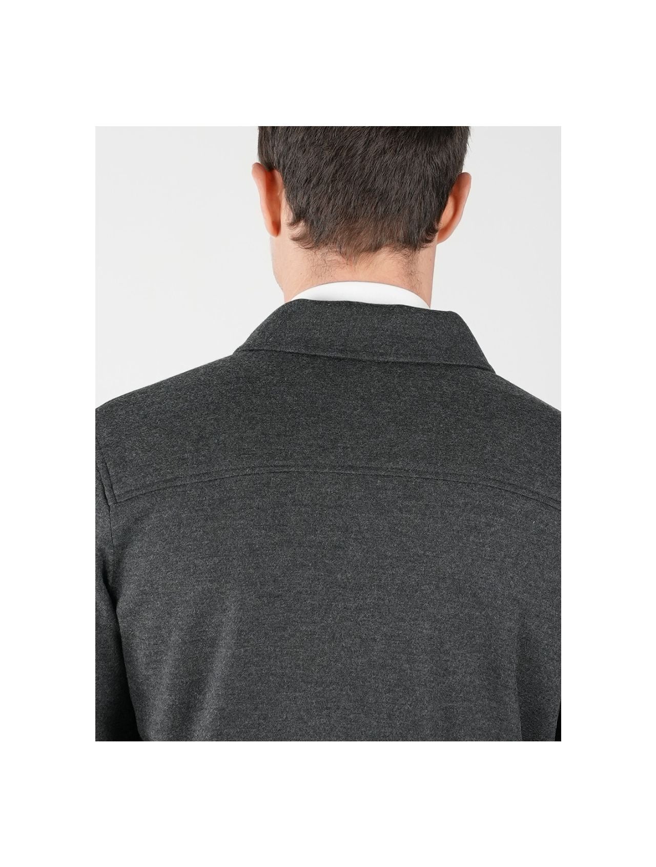 Marco Pescarolo Gray Virgin Wool Cashmere Coat