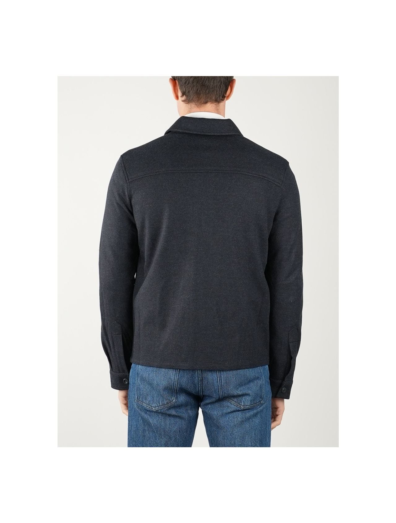 Marco Pescarolo Blue Virgin Wool Cashmere Coat