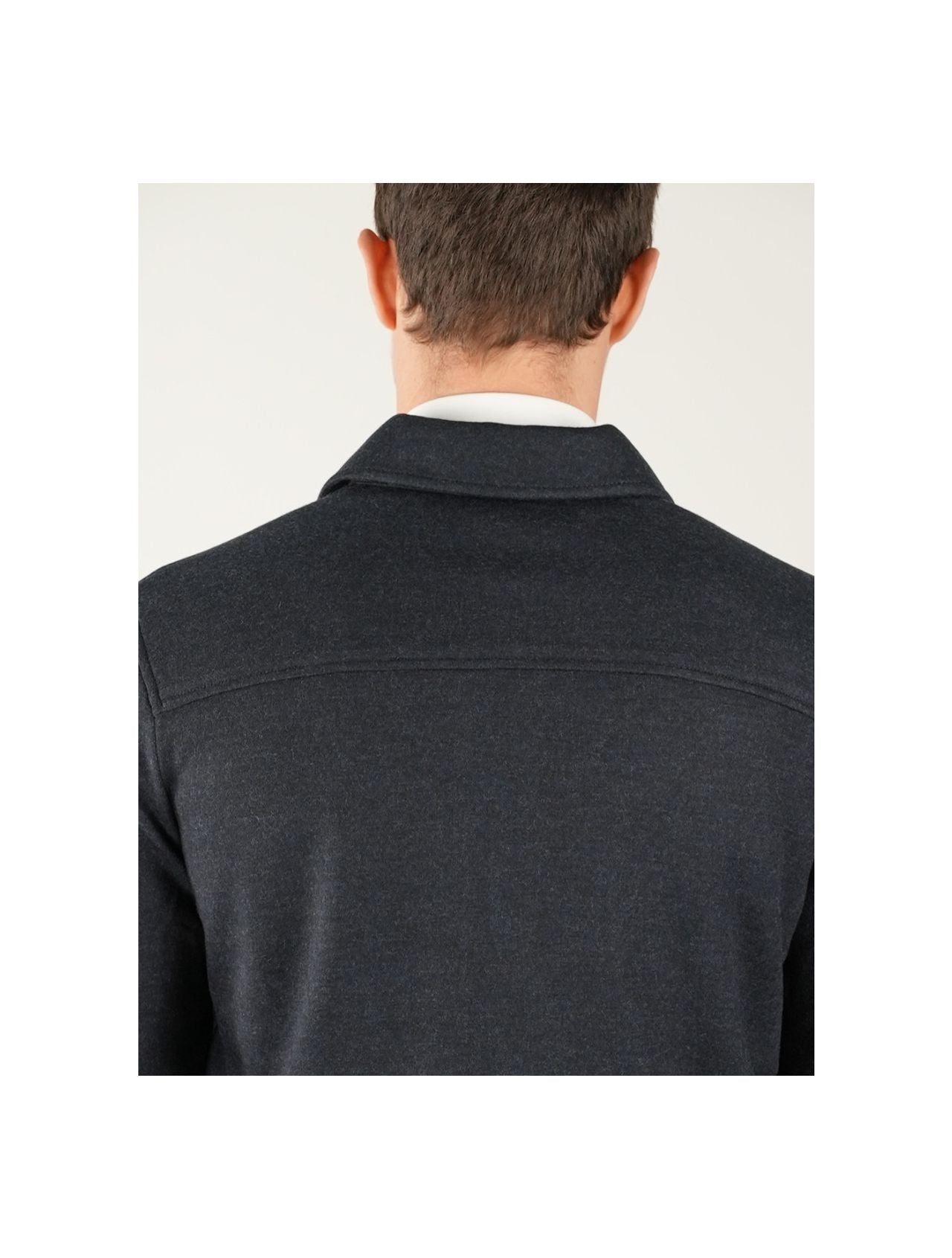 Marco Pescarolo Blue Virgin Wool Cashmere Coat