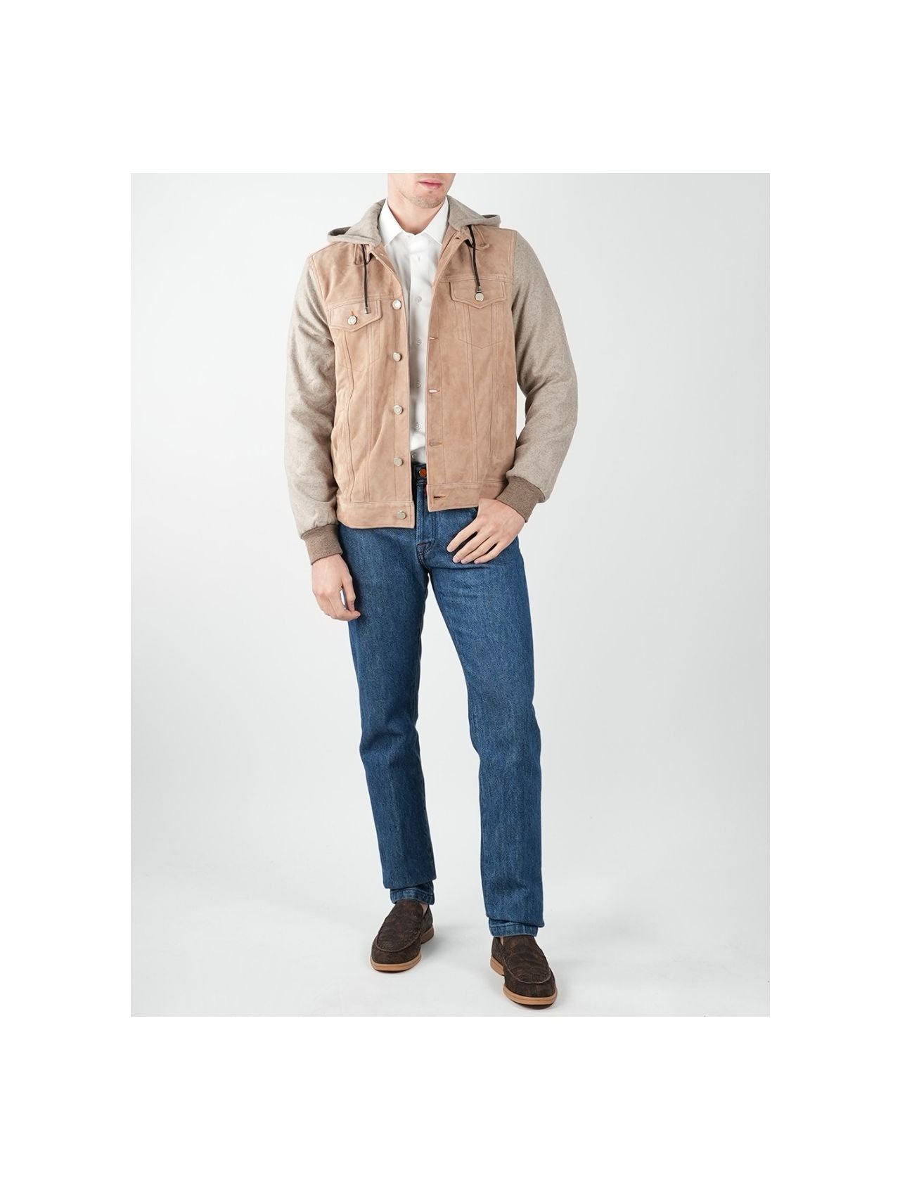 Marco Pescarolo Beige Virgin Wool Cashmere Pl Coat