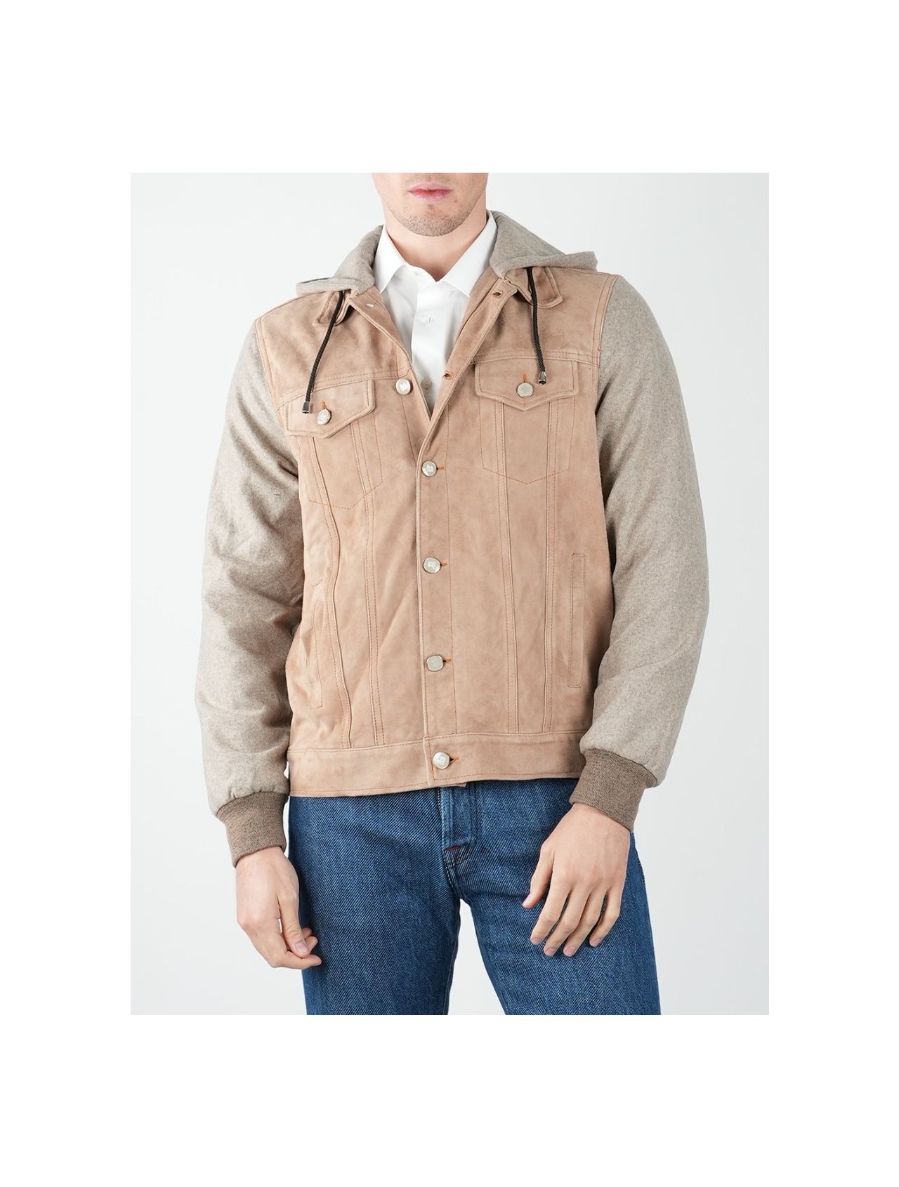 Marco Pescarolo Beige Virgin Wool Cashmere Pl Coat