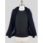 Marco Pescarolo Blue Pl Virgin Wool Sheepskin Coat