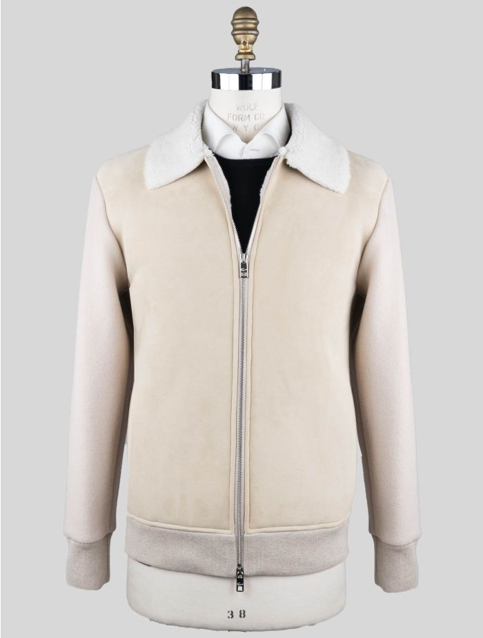 Marco Pescarolo Beige Pl Virgin Wool Sheepskin Coat