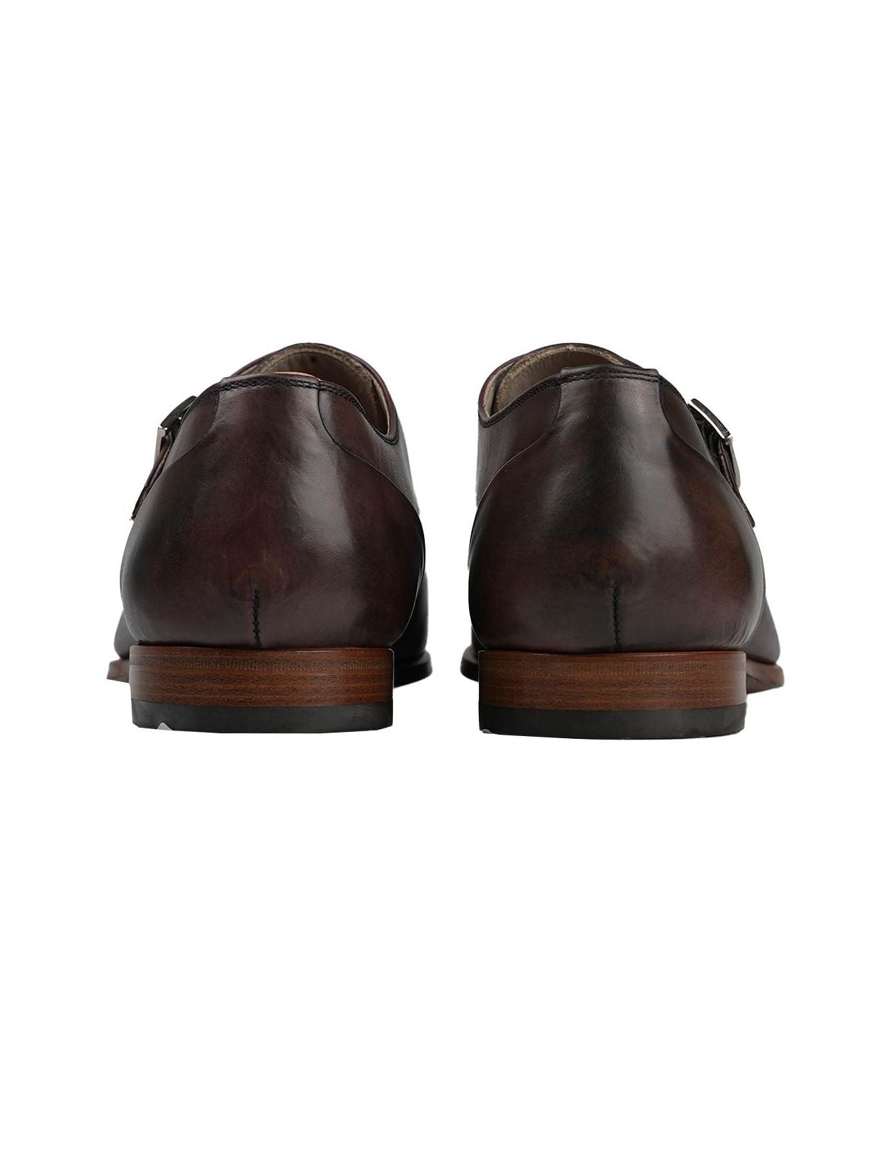Kiton Brown Leather Crocodile Dress Shoes