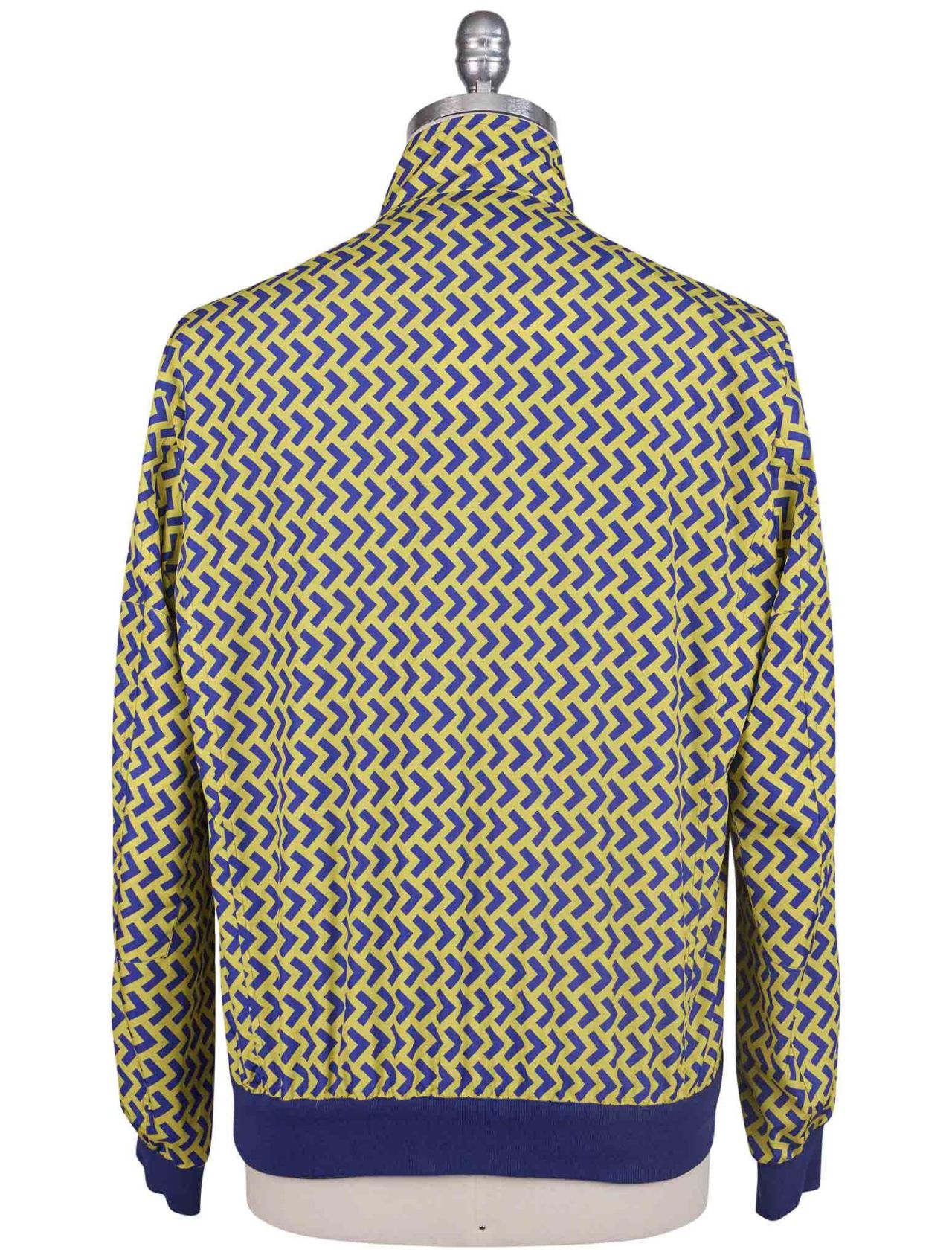 Kiton Blue Yellow Pl Coat