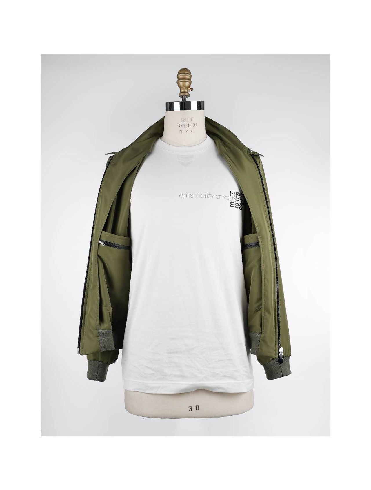 Kiton Green Pl Coat Blouson