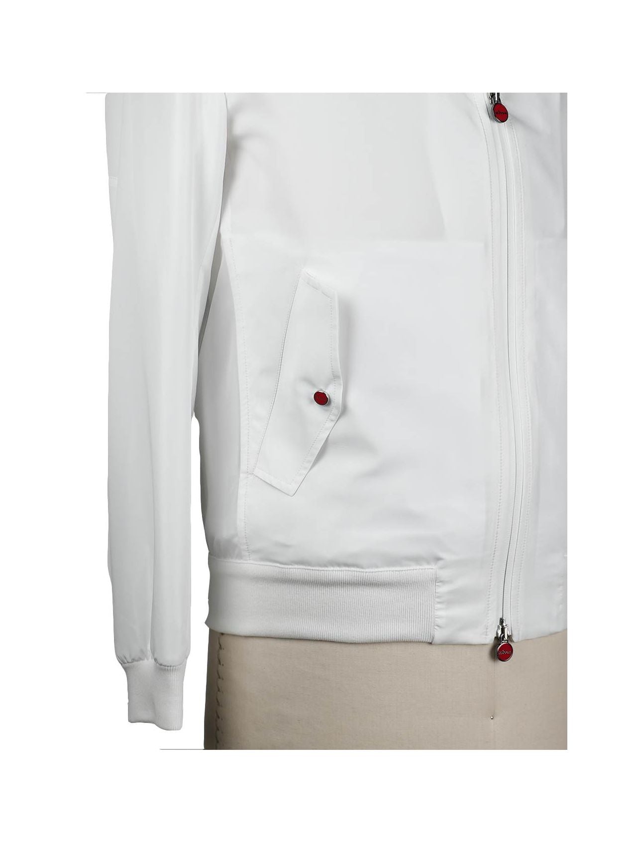 Kiton White Pl Coat