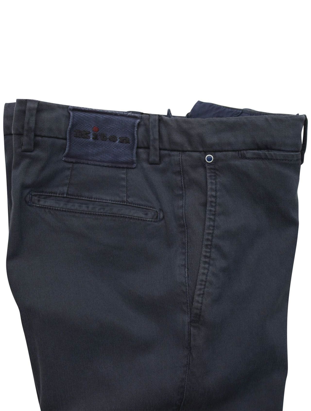 Kiton Blue Cotton Ly Ea Pants