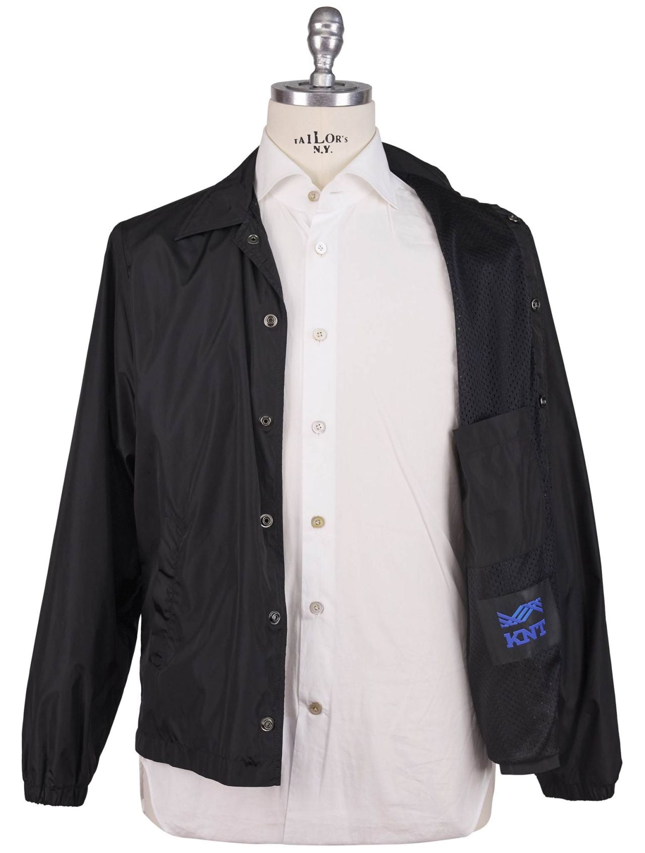 KNT Kiton Kiton Knt Black PA Coat