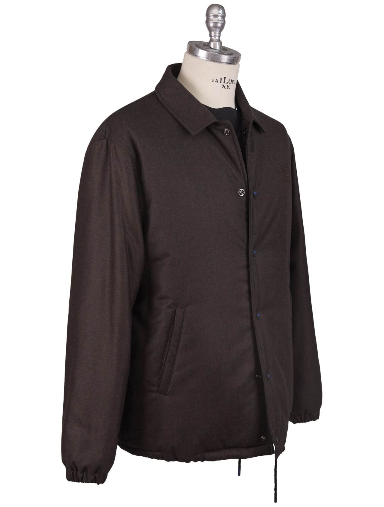 KNT Kiton Kiton Knt Brown PA Coat