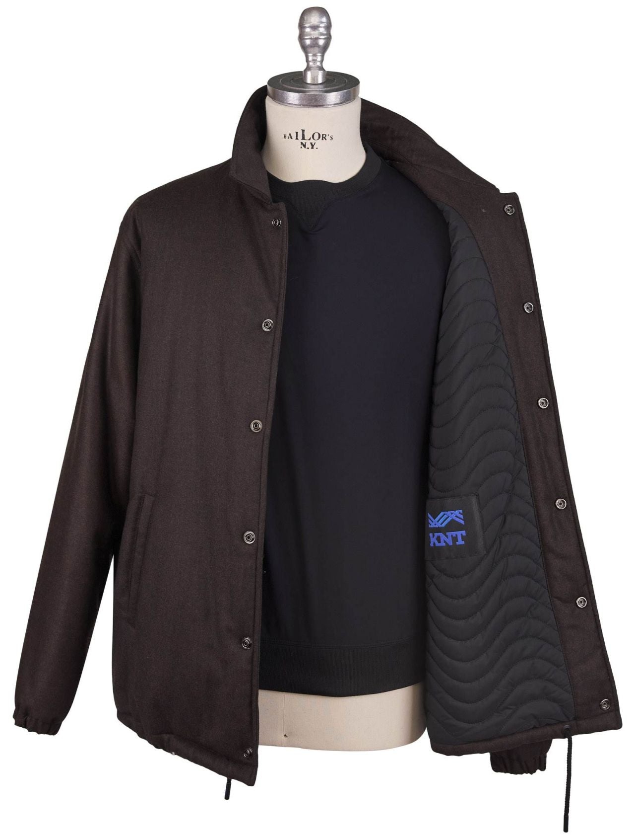 KNT Kiton Kiton Knt Brown PA Coat