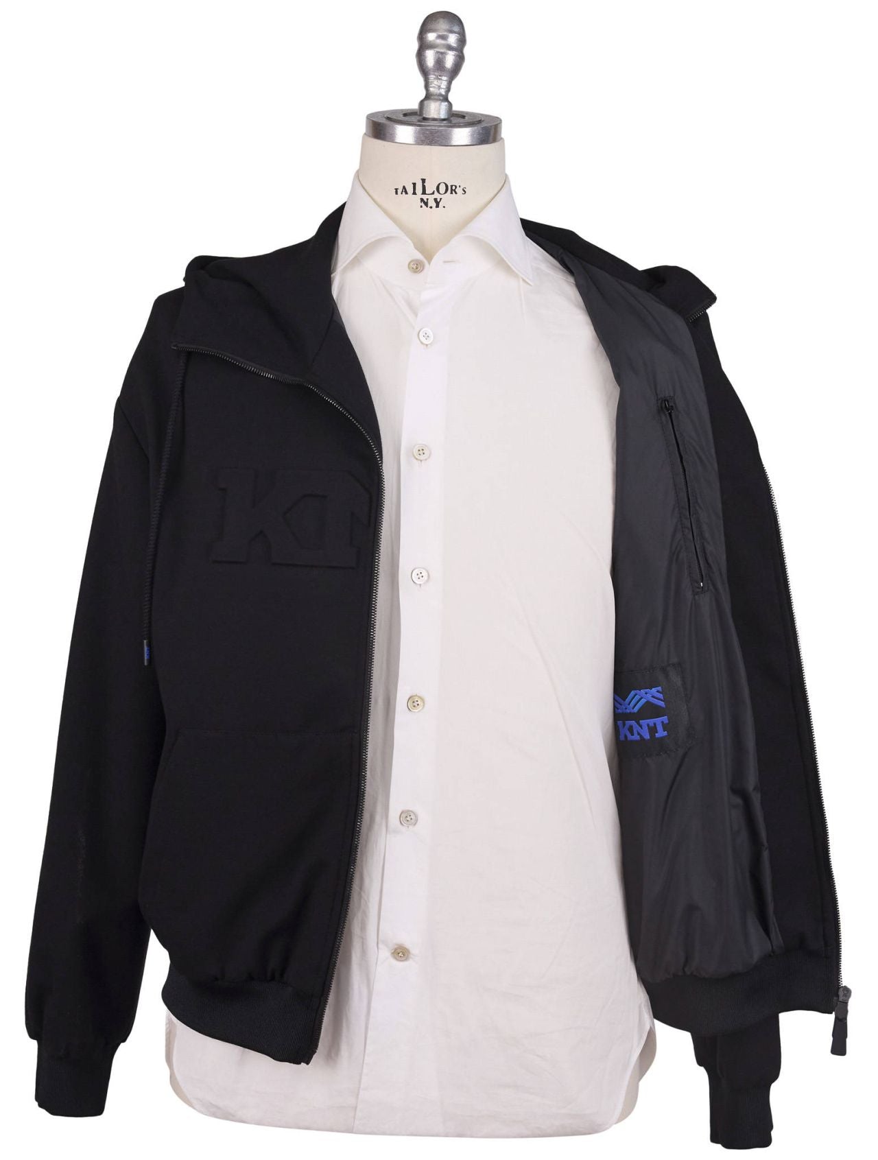 Kiton Knt Black Pa Coat