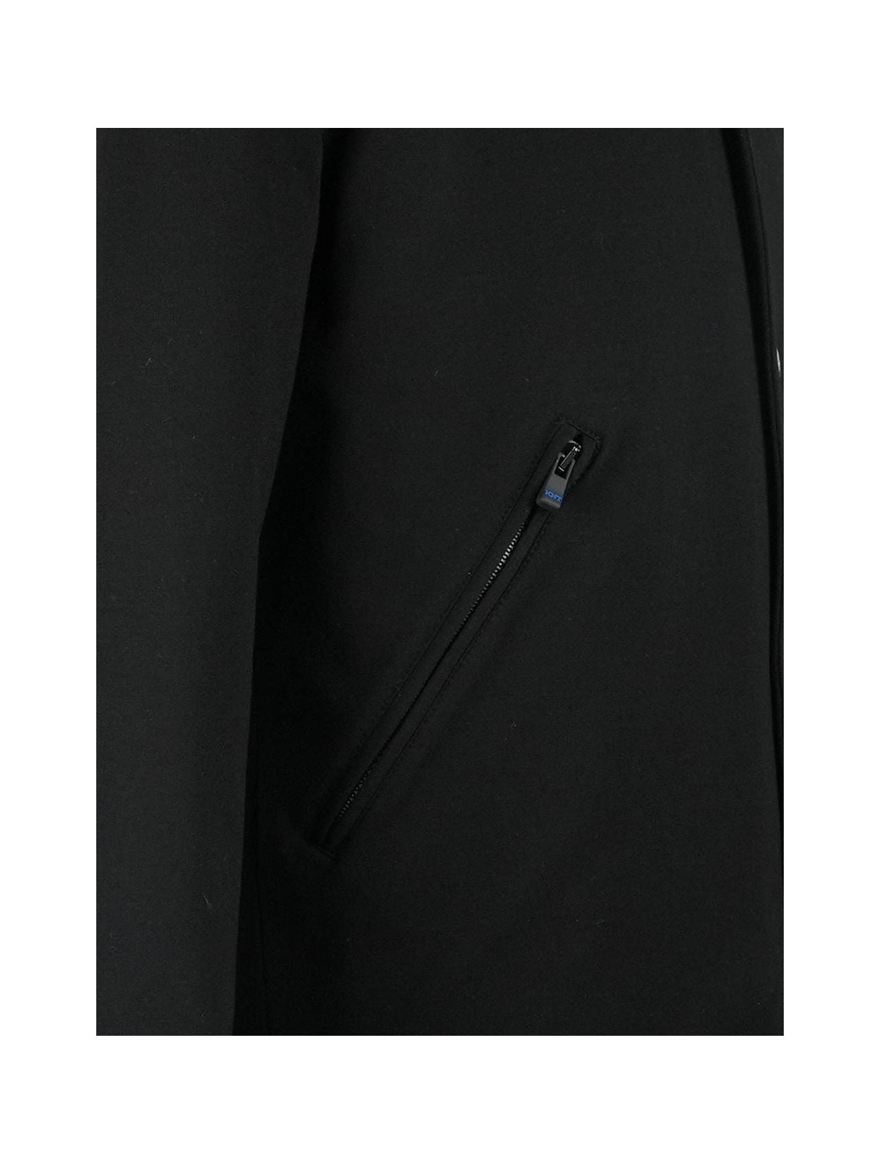 KNT Kiton Black Viscose Pa Ea Coat Special Edition