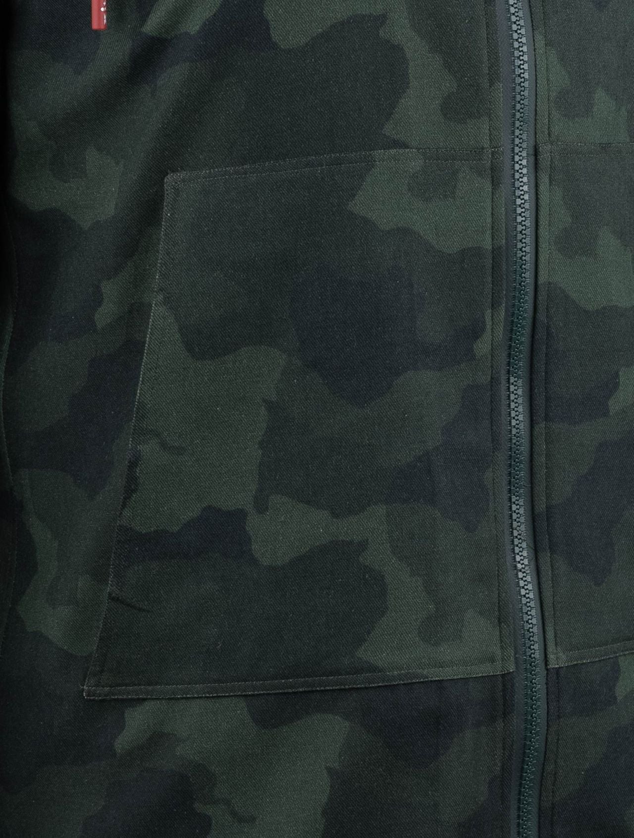 Kiton Camouflage Green Cotton Sweatshirt Umbi