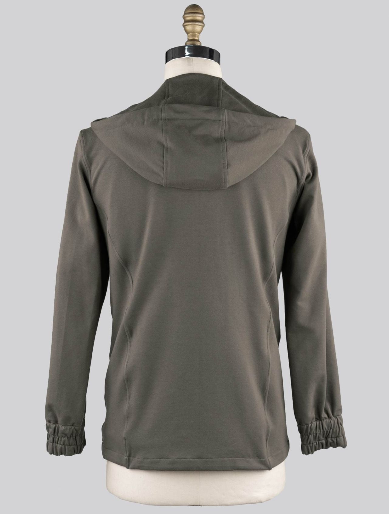 Kiton Dark Green Cotton Ea Sweatshirt Umbi
