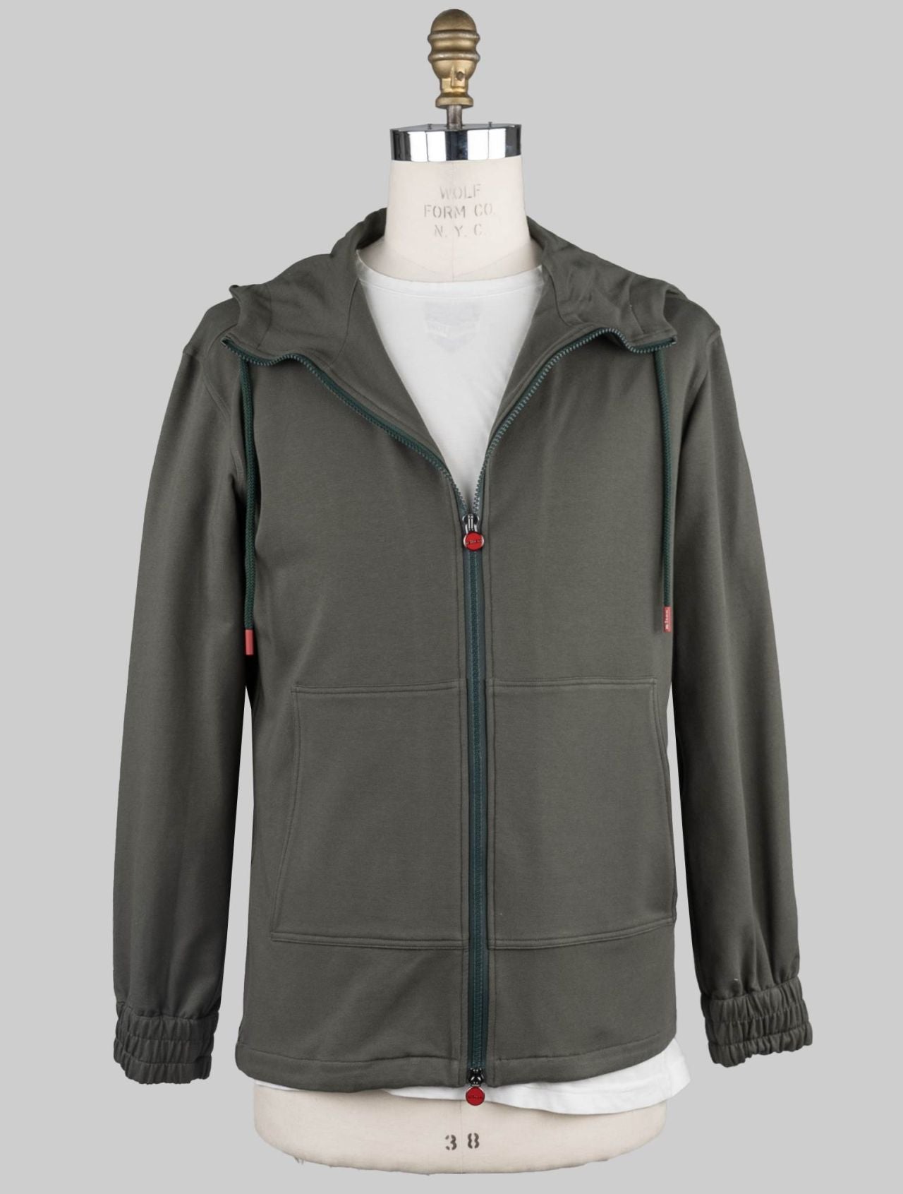 Kiton Dark Green Cotton Ea Sweatshirt Umbi