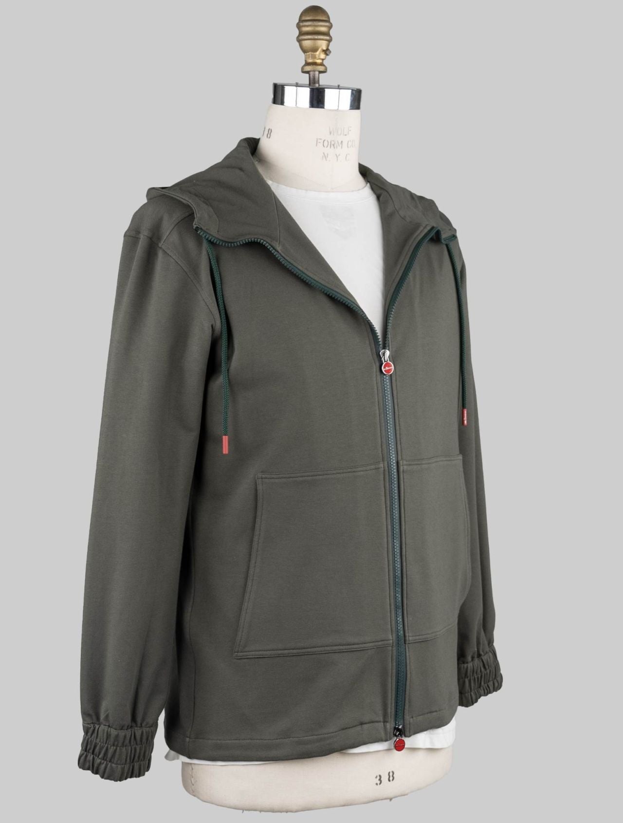 Kiton Dark Green Cotton Ea Sweatshirt Umbi